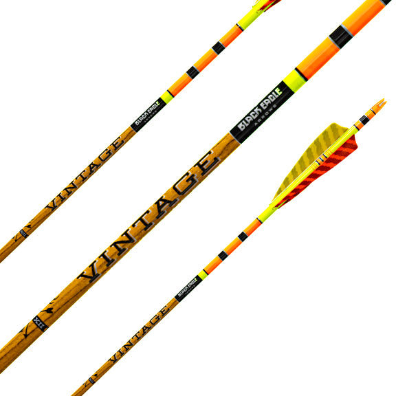 Vintage Crested Arrows with Feathers Yellow/Orange