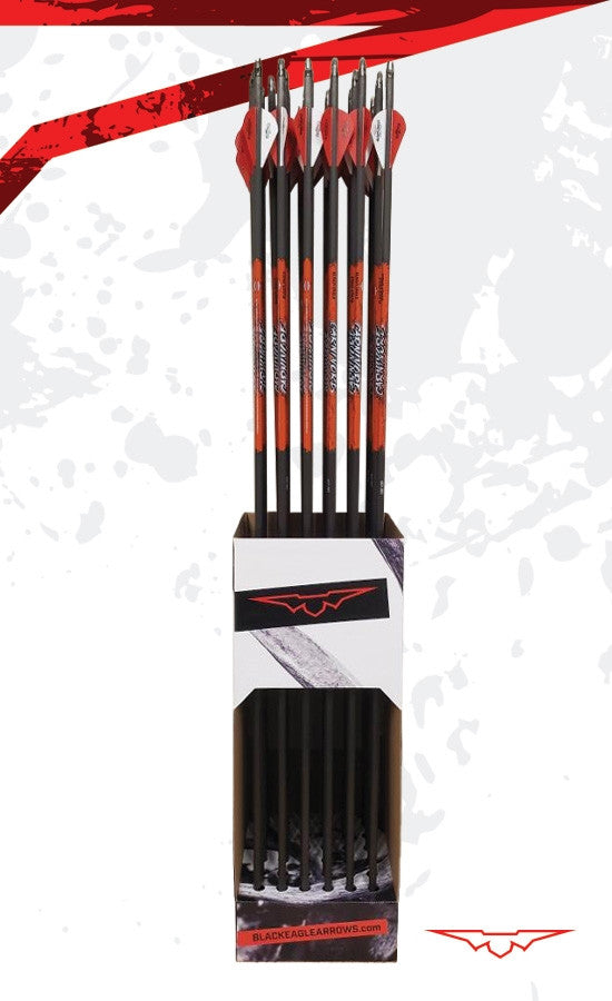 Carnivore Fletched Carbon Hunting Arrows 36pk